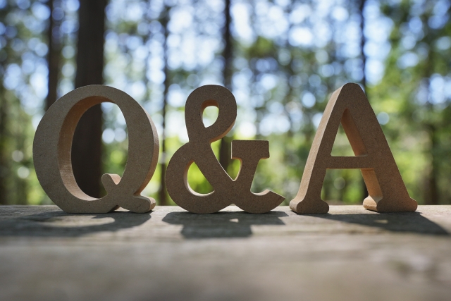 森林とQ&Aの文字列